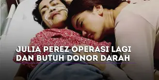 Julia Perez Operasi Lagi dan Butuh Donor Darah