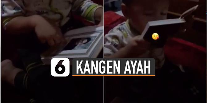 VIDEO: Momen Haru Bocah Minta Gendong Almarhum Ayah
