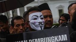 Petisi berisi tuntutan penyelesaian kasus-kasus pelanggaran HAM berat. (Liputan6.com/Angga Yuniar)