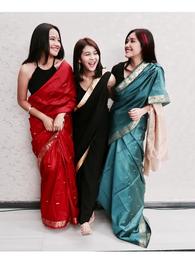 Potret Syifa Hadju Pakai Pakaian India (sumber: instagram/syifahadjureal)