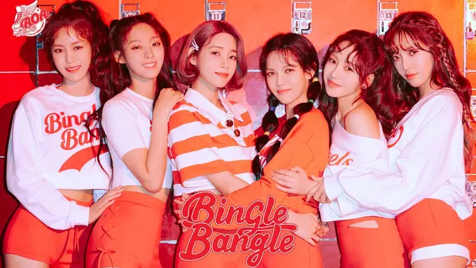 [Bintang] Lirik Lagu AOA, Bingle Bangle