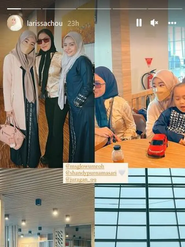 Tampil Berhijab, Ini 6 Potret Mawar AFI Berangkat Umrah Bareng Larissa Chou