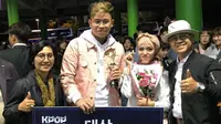 Wakil RI, Tiffani Afifa dan Alphiandi, menjadi pemenang dalam Kpop World Festival yang diadakan di Korea Selatan. (KBRI Seoul)