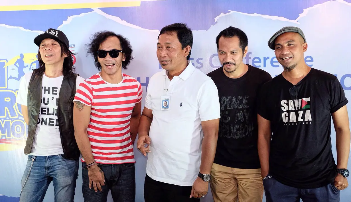 Lari marathon bersama slank ini akan dilaksanakan pada 21 Februari 2016 mendatang. Dimulai pukul 06.30. (Dezmond Manullang/Bintang.com)