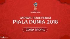 Berita video jadwal kualifikasi Piala Dunia 2018 zona Eropa, Selasa (10/10/2017).