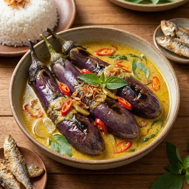 Resep Terong Bakar Santan