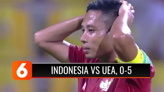 Laga terakhir kualifikasi Piala Dunia 2022 Grup G. Evan Dimas gagal penalti, Indonesia takluk 0-5 dari UEA. Timnas Indonesia hanya meraih nilai 1, dan berada di posisi paling bawah klasemen.