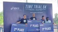 Pandu Winata juara pertama lari time trial 5k