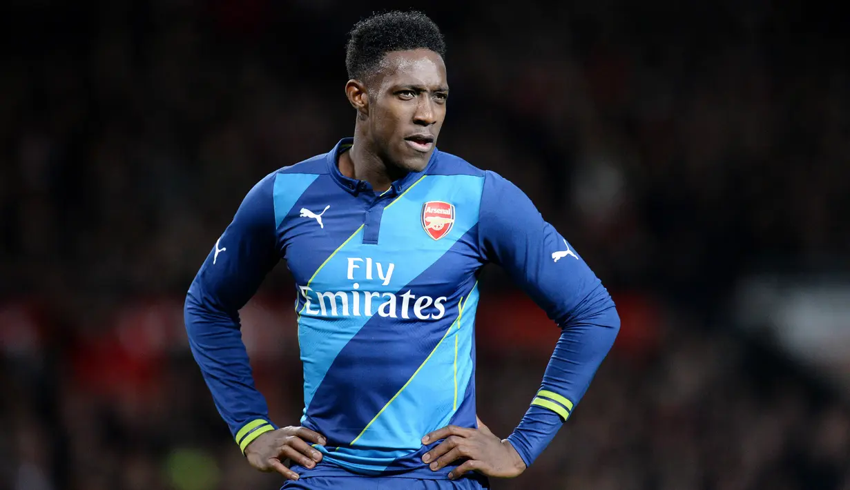 2. Danny Welbeck - Pria Inggris ini adalah pemain asli binaan akademi Manchester United. Setelah kedatangan Louis van Gaal sebagai manajer, striker 27 tahun ini mulai tersingkir dari tim utama dan akhirnya hengkang ke Arsenal. (AFP/Oli Scarff)