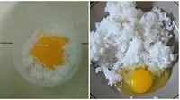 Potret Nyeleneh Orang Makan Telur Mentah. (Sumber: Facebook/Riz Kun dan Instagram/@wkwkland_real)