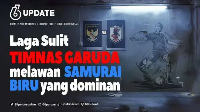 Timnas Indonesia dan Jepang bentrok pada lanjutan persaingan Grup C putaran ketiga kualifikasi Piala Dunia 2026 zona Asia di Stadion Utama Gelora Bung Karno, Jumat (15/11/2024).
