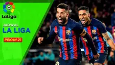 Berita Motion grafis jadwal lengkap pekan ke-21 Liga Spanyol 2022/2023. Barcelona ingin lanjutkan tren kemenangan mereka di kandang Villarreal pada Senin (13/2/2023).