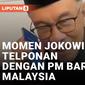 Presiden Jokowi Telepon PM Baru Malaysia Anwar Ibrahim untuk Ucapkan Selamat