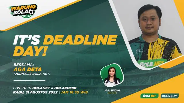 VIDEO Warung Bola: Deadline Day! Siapakah Pemain yang Masih Berpeluang Pindah di Detik Akhir Bursa Transfer?
