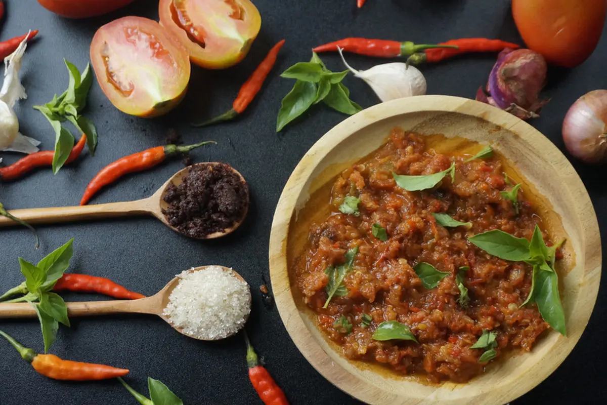 Sambal terasi tomat