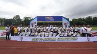 Sebanyak 32 pelajar putra dan putri peraih podium winner dan runner-up dari pelaksanaan Energen Champion SAC Indonesia 2022 - North Sumatera Qualifiers yang akan bersaing pada National Championship di Jakarta, 9-11 Desember mendatang. (dok. SAC Indonesia 2022)