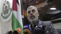 Pemimpin Hamas Yahya Sinwar (Khalil Hamra/AP Photo)