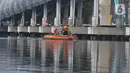 Perahu ini merupakan hasil kreativitas dari petugas UPS Badan Air Dinas Lingkungan Hidup (DLH) DKI Jakarta Utara. (merdeka.com/Imam Buhori)