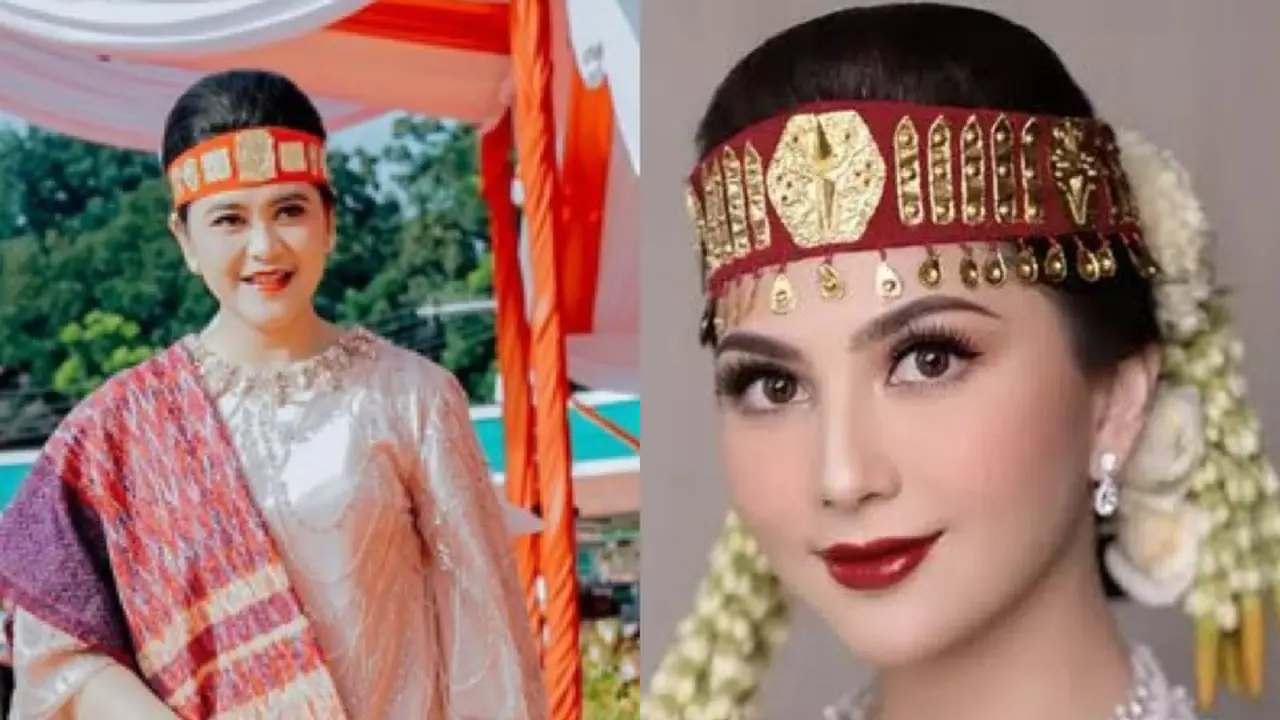 Pesona Kahiyang Ayu Kenakan Ikat Kepala Khas Perempuan Batak