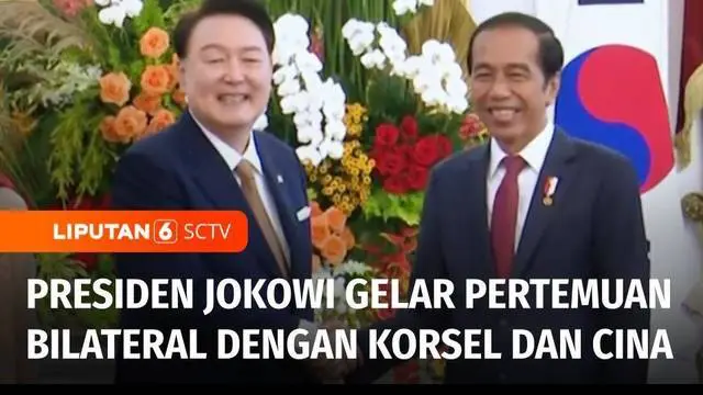 Presiden Joko Widodo melakukan pertemuan bilateral secara terpisah dengan Korea Selatan dan Cina. Pertemuan dengan kedua negara tersebut sama-sama membahas sejumlah kerja sama antar negara.