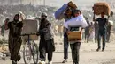 Jumlah warga Palestina yang tewas akibat serangan Israel di Gaza sejak Oktober 2023 juga meningkat menjadi 66.055 orang. (Eyad BABA/AFP)