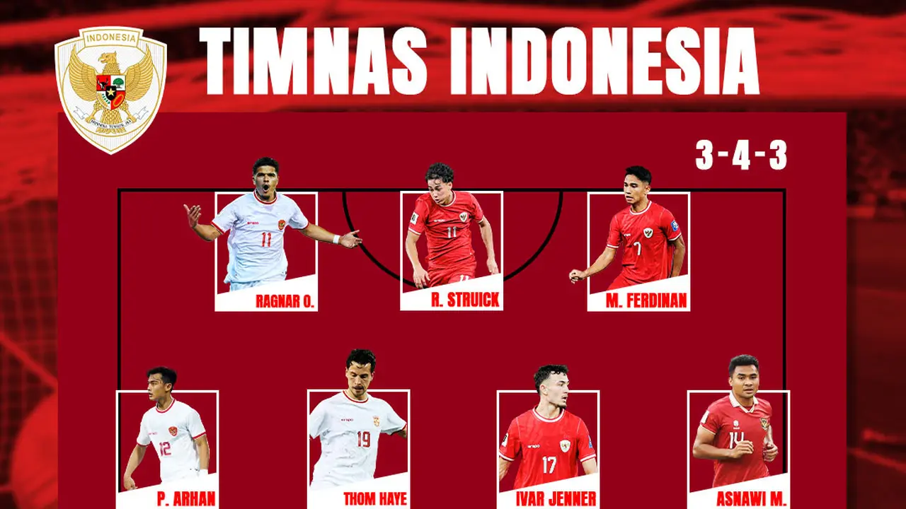 Timnas Indonesia - Starting XI Ideal Indonesia untuk Hadapi Irak