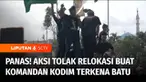 Aksi penolakan relokasi kampung tua di Rempang dan Galang, Provinsi Kepulauan Riau, pada Rabu siang, sempat memanas. Komandan Distrik Militer (Dandim) 0316/Batam, Letkol Inf Galih Bramantyo terkena lemparan batu dari kerumunan massa yang melakukan ak...