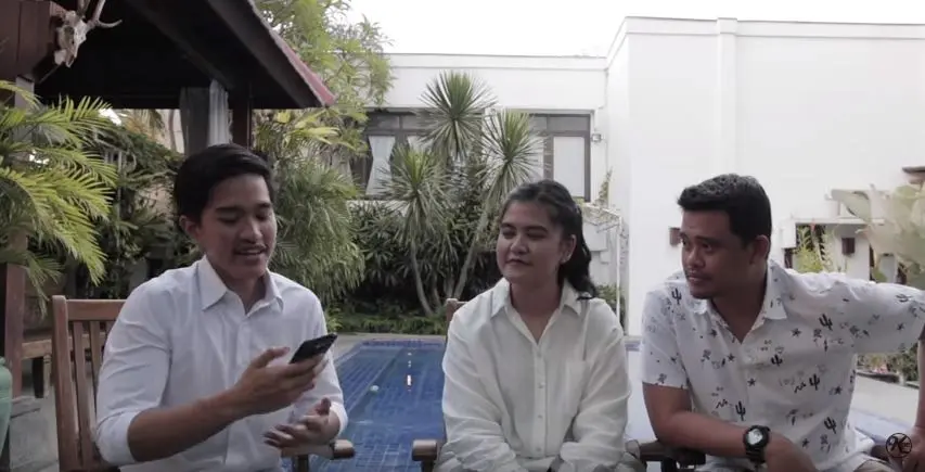 Serunya Kahiyang Ayu dan Bobby Nasution bareng Kaesang (Foto: YouTube)