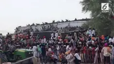 Berawal saat puluhan warga menaiki sebuah gedung untuk menyaksikan kompetisi traktor di Distrik Sri Ganganagar Rajasthan di India. Gedung pun tiba-tiba ambruk karena tak kuat menahan beban penonton.
