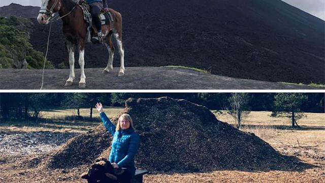 potret orang liburan di rumah