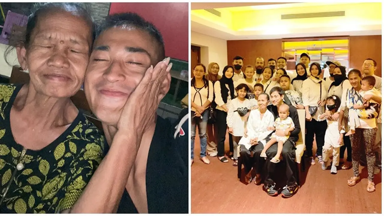 6 Potret Pertemuan Bio One dan Keluarga Mendiang Gepeng, Melepas Kerinduan