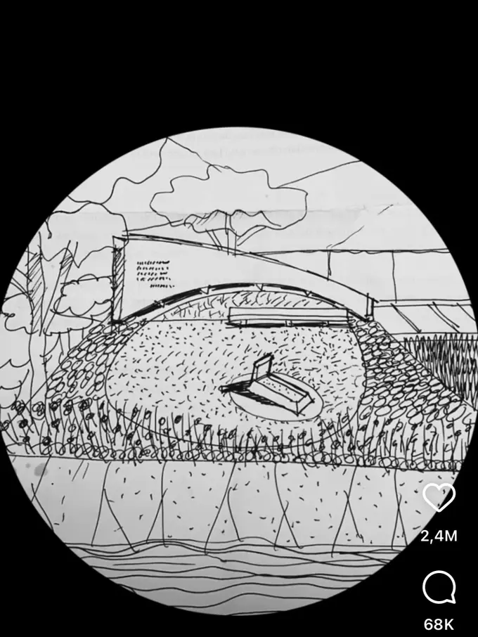 Foto Makam Eril desain Ridwan Kamil