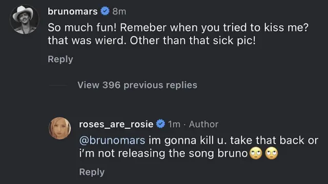 Bruno Mars dan Rose