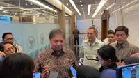 Menteri Koordinator Bidang Perekonomian Airlangga Hartarto di Kantor Kemenko Perekonomian, Jumat (17/1/2025). (Dok Kemenko Perekonomian)
