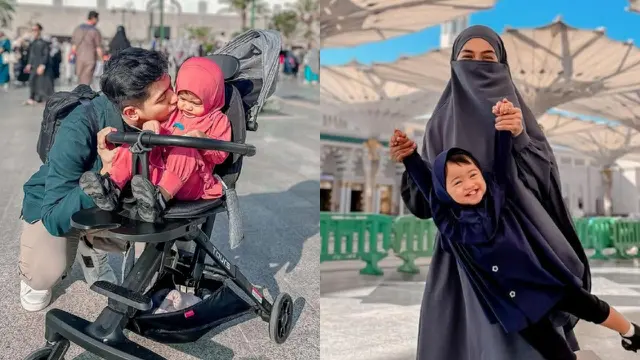 Ria Ricis dan Teuku Ryan sedang menjalankan ibadan umrah bersama, sayangnya belum ada foto bareng yang diunggah di media sosial