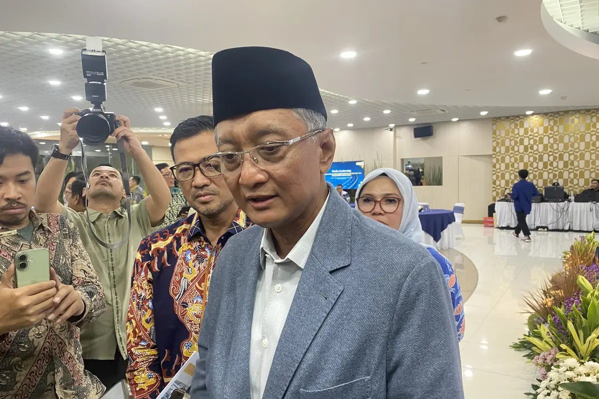 Menteri Pekerjaan Umum (PU), Dody Hanggodo  di Kementerian PU, Jumat (6/3/2026). (Liputan6.com/Christian)
