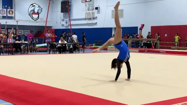 7 Potret Mikhayla Bakrie, Putri Nia Ramadhani di Lomba Gymnastic Ini Curi Perhatian