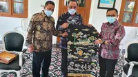 Walikota Cilegon Terpilih Sowan Ke Bupati Banyuwangi. (Jumat, 22/01/2021). (Dokumentasi).