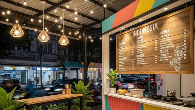 Desain Warung Makanan Kaki Lima