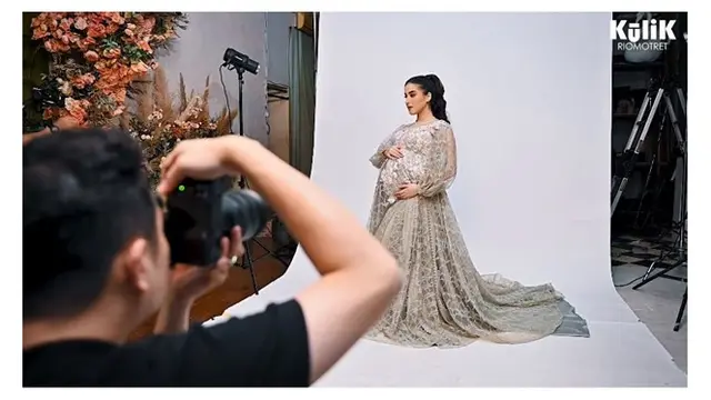 10 Gaya Meternity Shoot Tasya Farasya di Kehamilan Kedua, Tampil Stunning