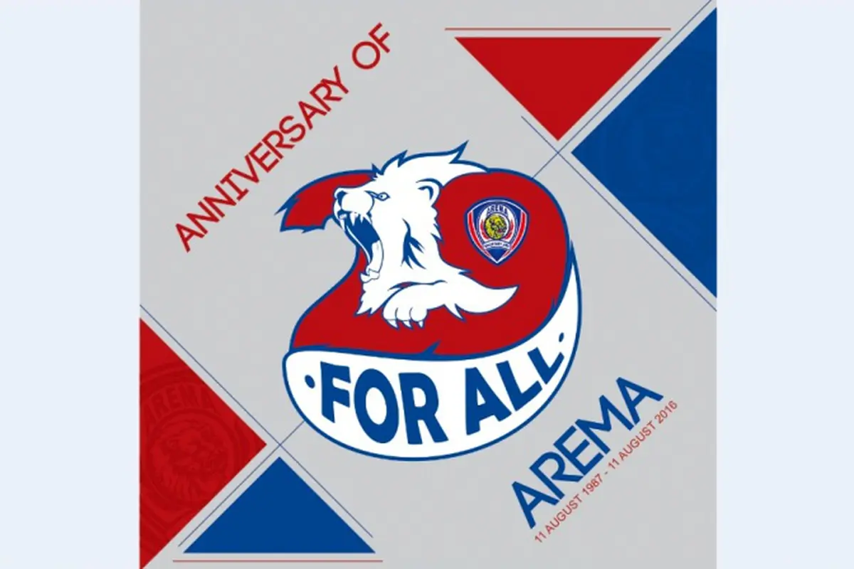 Logo Ultah ke-29 Arema Cronus
