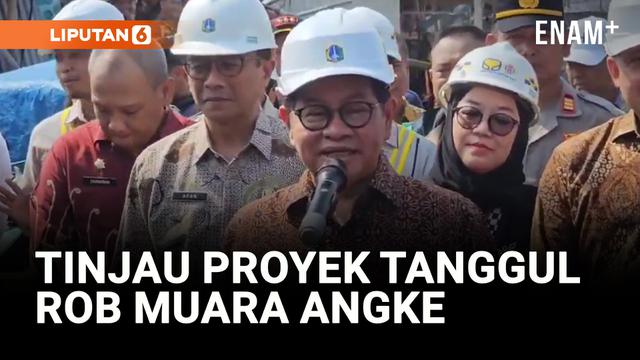 PRAMONO ANUNG TINJAU PROYEK TANGGUL ROB MUARA ANGKE, TARGETKAN RAMPUNG AKHIR 2025