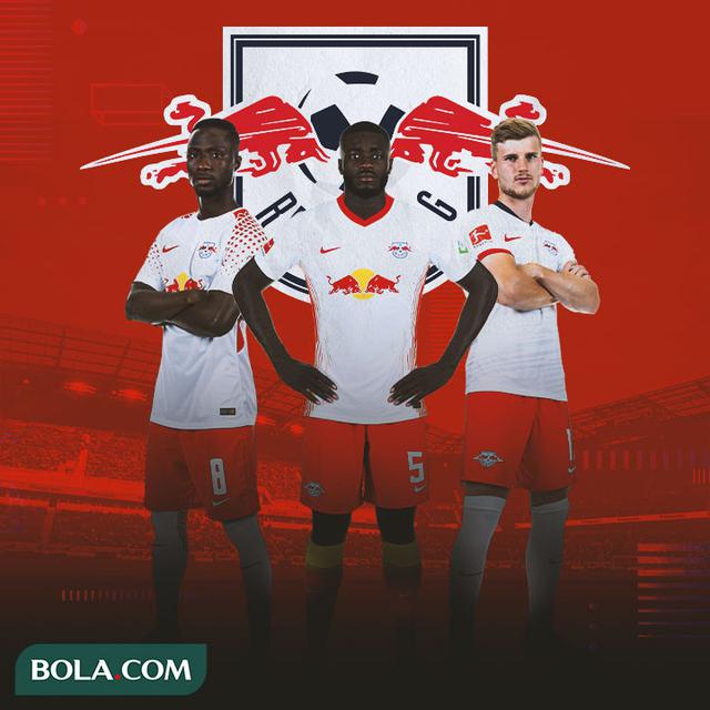 RB Leipzig - Naby Keita, Dayot Upamecano, Timo Werner