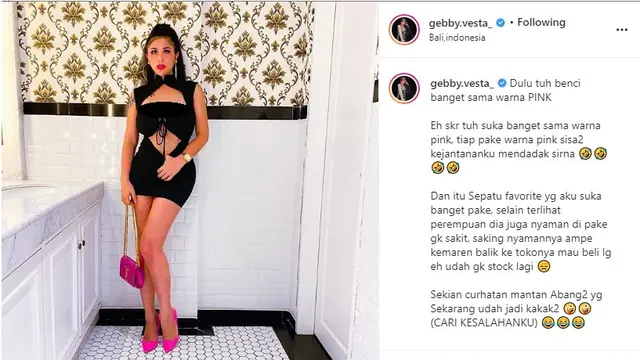 Gebby Vesta (Foto: Instagram/@gebby.vesta_)