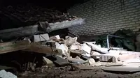 Sejumlah rumah warga rusak akibat guncangan gempa bumi (Liputan6.com/Istimewa).