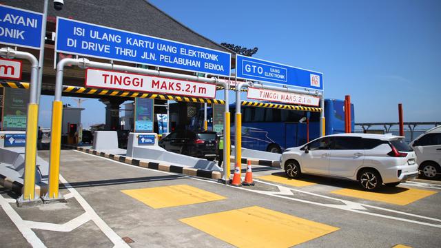 Jalan Tol Bali Mandara akan memulai proses uji coba bayar tol tanpa kartu, atau multilane free flow (MLFF)