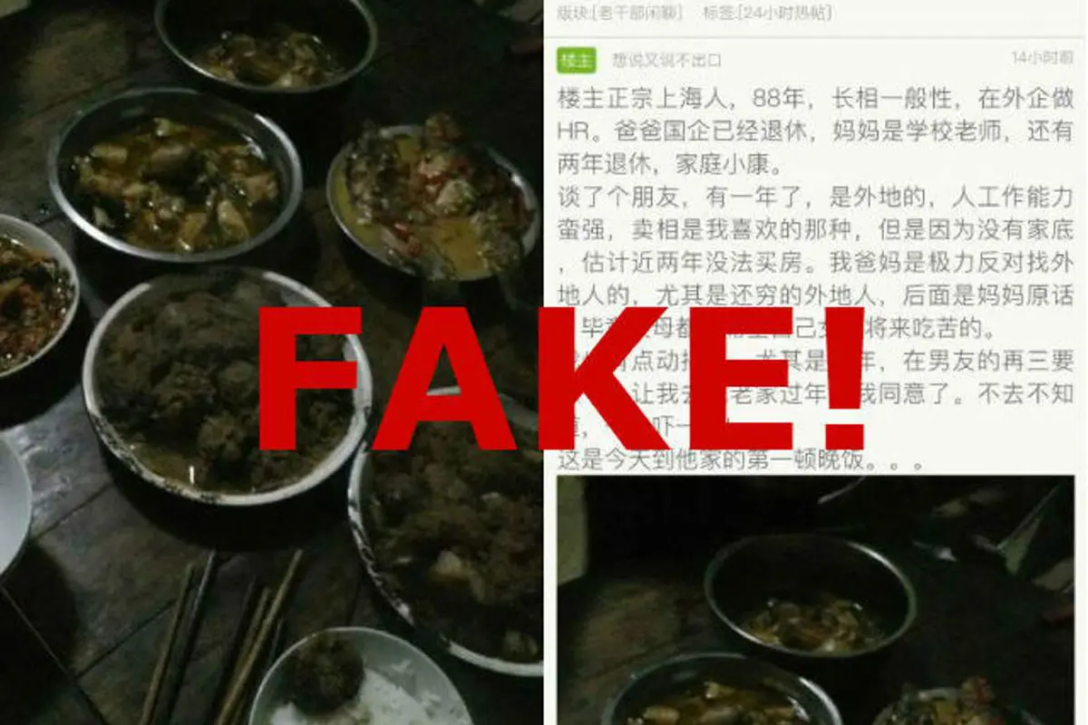 Kisah Pria China yang Diputus Pacar Gara-gara Miskin Cuma Hoax!