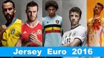 Video 14 jersey peserta kualifikasi Euro 2016 yaitu Austria, Belgia, Bosnia Herzegovina, Denmark, Irlandia Utara, Italia, Jepang, Jerman, Republik Ceko, Rusia, Slovenia, Spanyol, Swedia, Swiss, dan Wales yang wajib anda miliki.