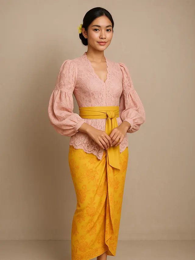 Model kebaya cantik dan elegan (Image by ChatGPT)