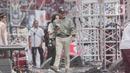 Pidato politik tersebut dalam rangka meramaikan kampanye akbar Ganjar-Mahfud bertajuk "Konser Salam Metal".(Liputan6.com/Angga Yuniar)